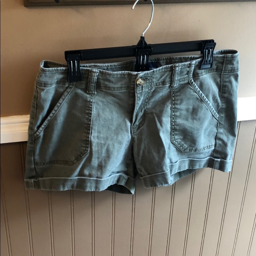 American Eagle Army Green Shorts